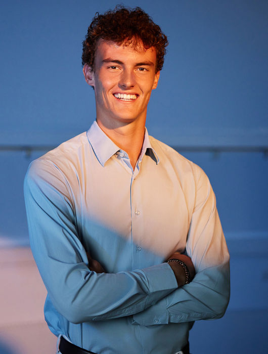 Portretfoto Jesper Tolsma, Marketing Assistant Sensor